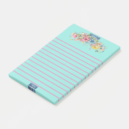 Bloco De Notas Blocos de Notas (Floral Blue-Notes)RFPMDesigns 202