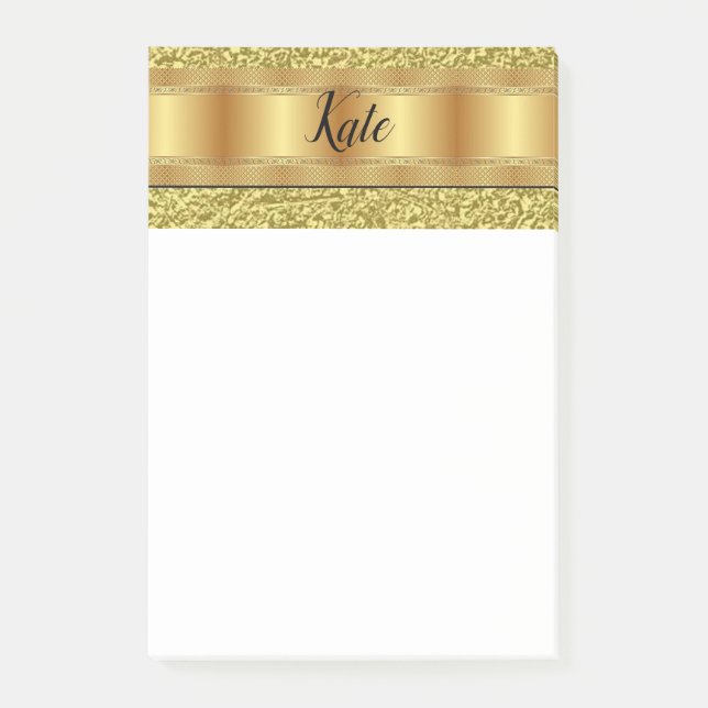 Bloco De Notas Blocos de Notas Gold (Frente)