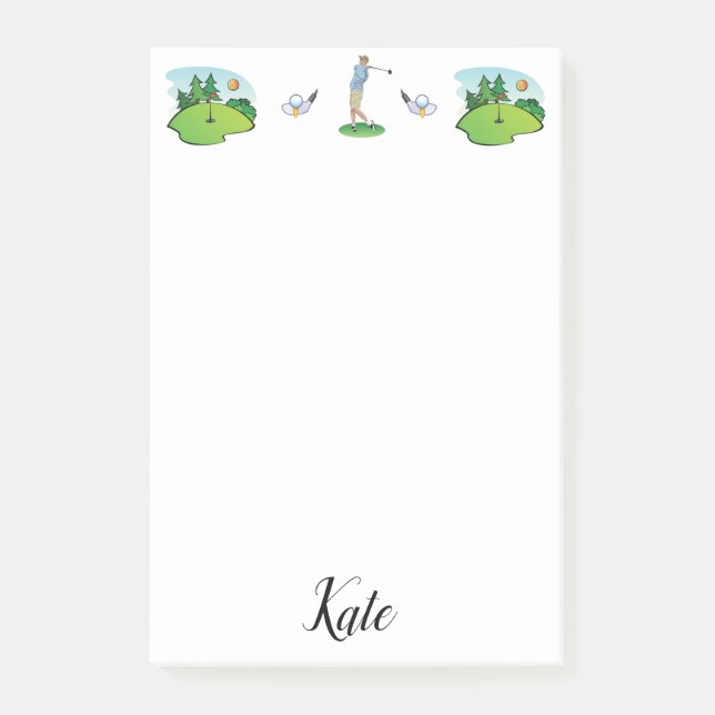 Bloco De Notas Blocos de Notas Golf (Frente)