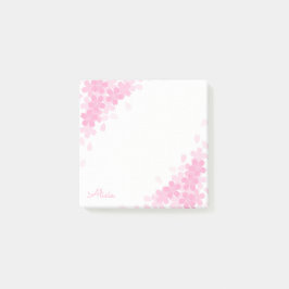 Bloco De Notas Blocos de Notas Personalizados 3x3 Flor de Cerejei
