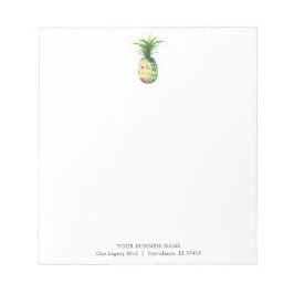 Bloco De Notas Blocos de Notas Personalizados Abacaxi Aquarela