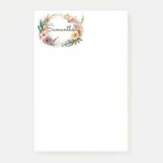 Bloco De Notas Blocos de Notas Personalizados com Coroa de Flores