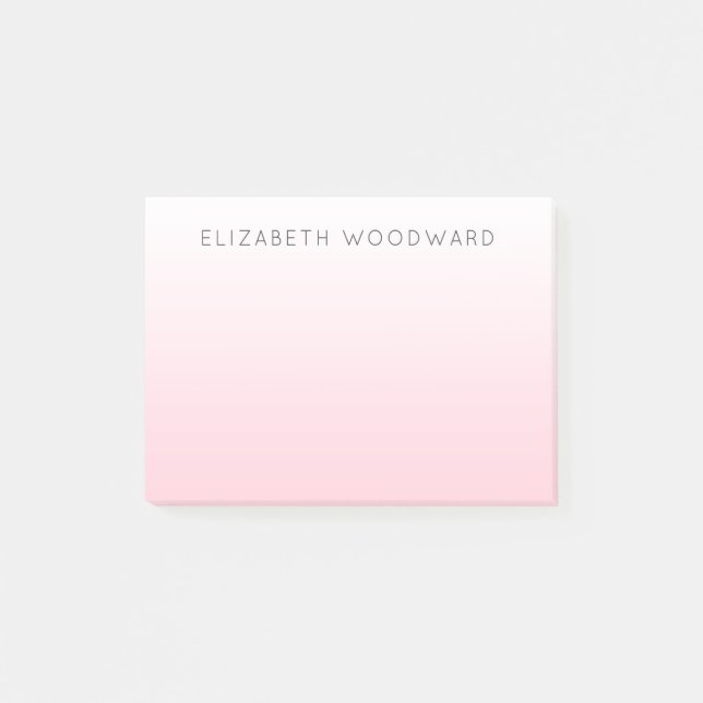 Bloco De Notas Blocos de Notas Personalizados com Gradiente Ombre (Frente)