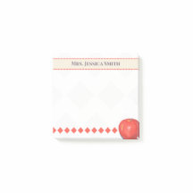 Blocos de Notas Personalizados com Nome do Profess