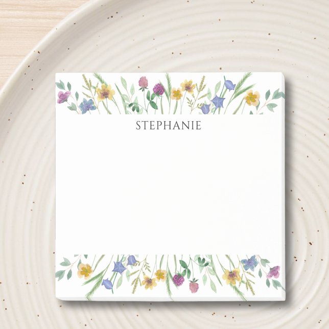 Bloco De Notas Blocos de Notas Personalizados de Flores Silvestre (Criador carregado)