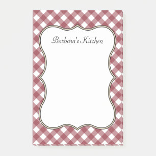 Bloco De Notas Blocos de Notas Personalizados para Cozinha Retro