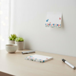 Bloco De Notas Blocos de Notas Post-it® de Arte Folclórica de Pás