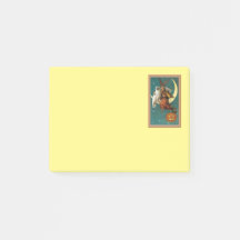 Blocos de Notas Post-it de Bruxa & Coruja de Hallo