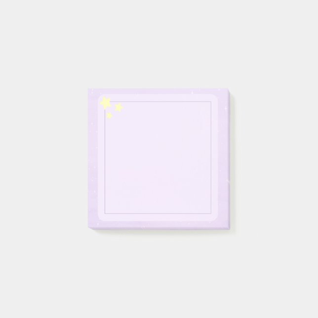 Bloco De Notas Blocos de Notas Post-it Estrelas Pastel (Frente)