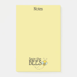 Bloco De Notas Blocos de Notas Post-It Salve as Abelhas