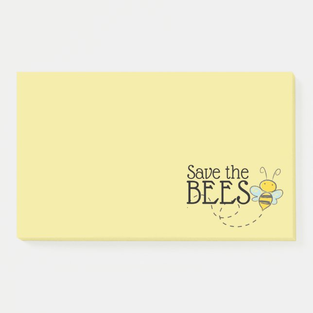 Bloco De Notas Blocos de Notas Post-It Salve as Abelhas (Frente)