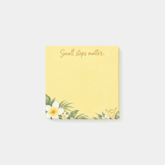Bloco De Notas Blocos de notas Small Steps Matter (Frente)