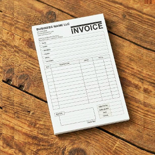 Bloco De Notas Blocos de Recibo de Venda Simples (Formulários de