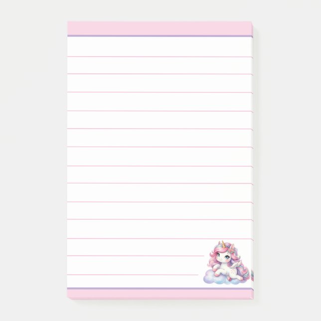 Bloco De Notas Blocs de Notas Unicornio (Frente)