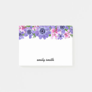 Bloco De Notas Bloom Floral Personalizado