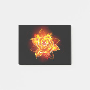 Bloco De Notas Blooming Fire Rosa