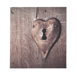 Bloco De Notas Bloquear Coração