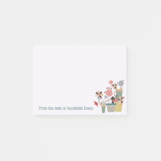 Bloco De Notas Blossomas do gatinho (Frente)