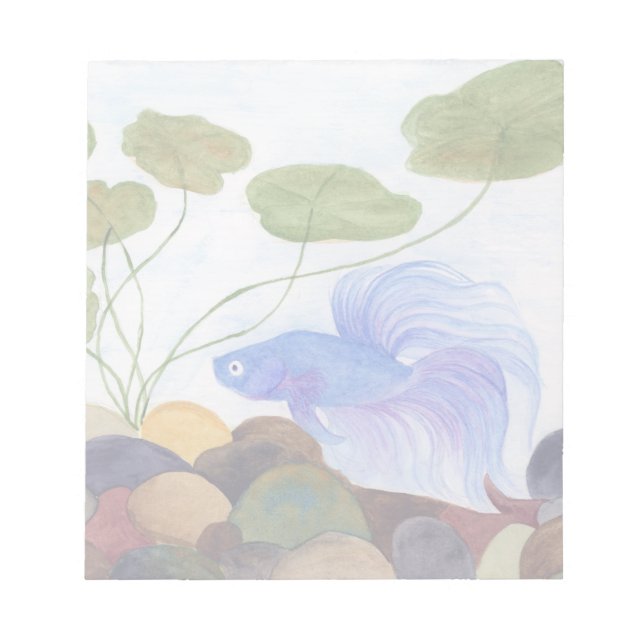 Bloco De Notas Blue Betta (Frente)