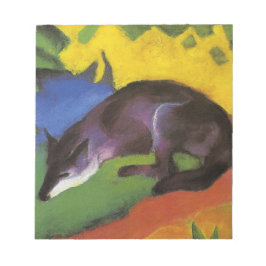 Bloco De Notas Blue Fox (por Franz Marc)