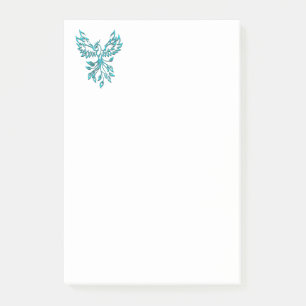 Bloco De Notas Blue Phoenix nasce em branco