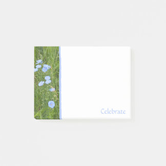 Bloco De Notas Blue Wildflowers Notes