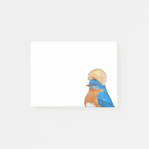 Bloco De Notas Bluebird com chapéu de pierogi