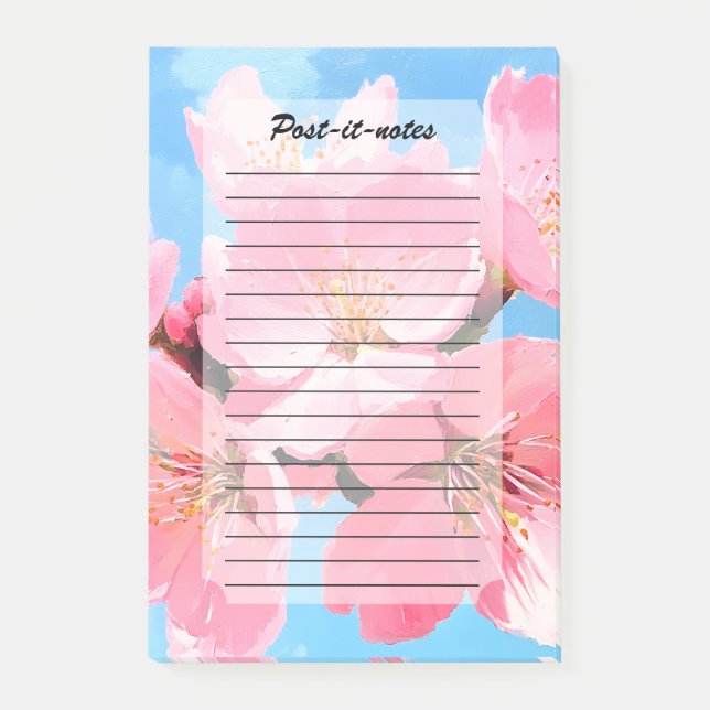 Bloco De Notas Blush Bloom Cherry Blossom (Frente)