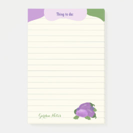 Bloco De Notas Blush & Bloom Eggplant Collection – Ivory Glow