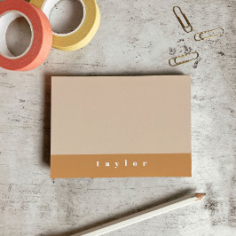 Bloco De Notas Blush Color Block