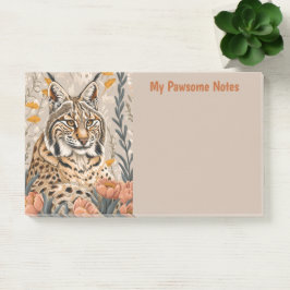 Bloco De Notas Bobcat Cat Boho My Pawsome Personal