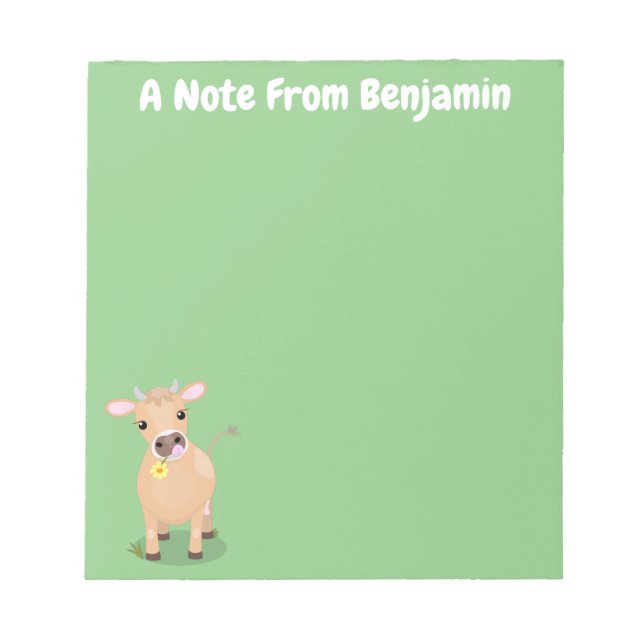 Bloco De Notas Boca doce e camisola de flores (Frente)