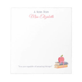 Bloco De Notas Boho Bastante Uma Nota Da Apreciação Do Professor