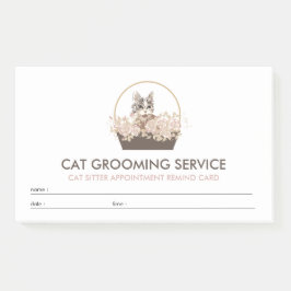 Bloco De Notas Boho Cat Groomer