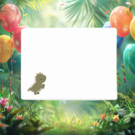Bloco De Notas Boho Dinossauro Infantil