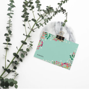Bloco De Notas Boho Wildflower