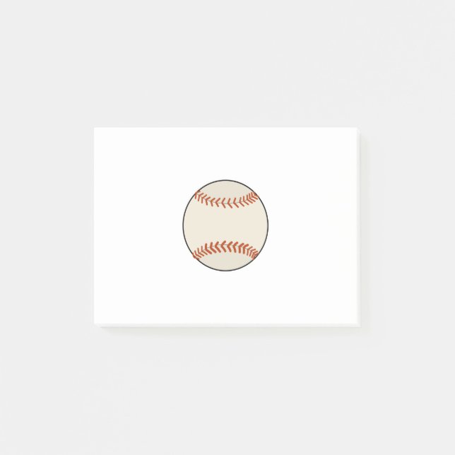 Bloco De Notas Bola de Baseball (Frente)