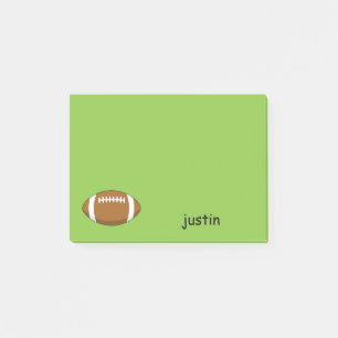 Bloco De Notas Bola de Futebol Americano Rugby Personalizar
