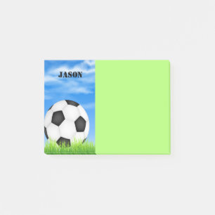 Bloco De Notas bola de futebol personalizada postar nota para per