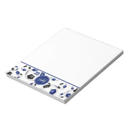 Bloco De Notas bolas de futebol azul-pretas sotaque presentes de 