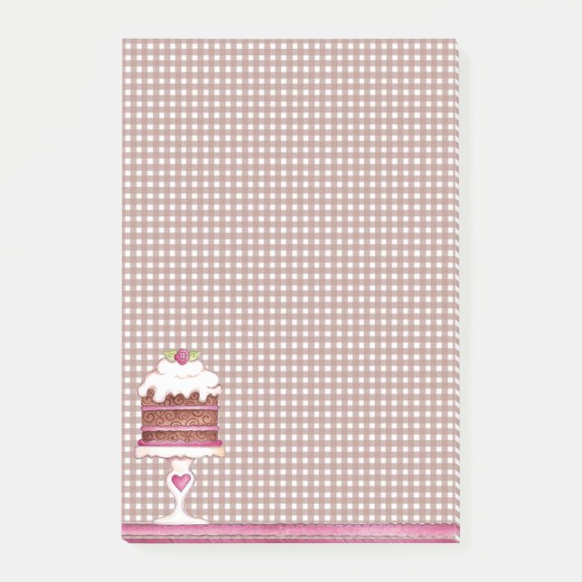 Bloco De Notas Bolo de chocolate (Frente)