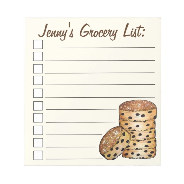 Bloco De Notas Bolos galeses britânicos Welshakes Casados Fabrica (Frente)