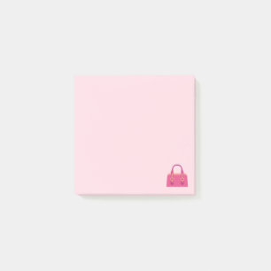 Bloco De Notas Bolsa cor-de-rosa Emoji
