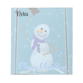 Bloco De Notas boneco de neve