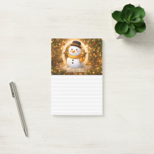 Bloco De Notas Boneco de neve