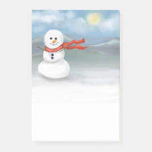 Bloco De Notas Boneco de neve