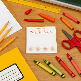 Bloco De Notas Bonita e Bonita Apreciação de Professores de Boho 