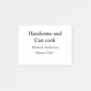 Bloco De Notas Bonita e pode cozinhar a data de chef mestre de ad