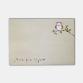 Bloco De Notas Bonita Na moda, Coruja