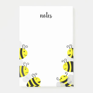 Bloco De Notas Bonitas abelhas Felizes e Postadas Cranky Beers